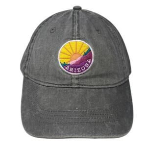 Home Free Arizona Baseball Cap Gray One Size Slideback Heart Sun Mountain Hat